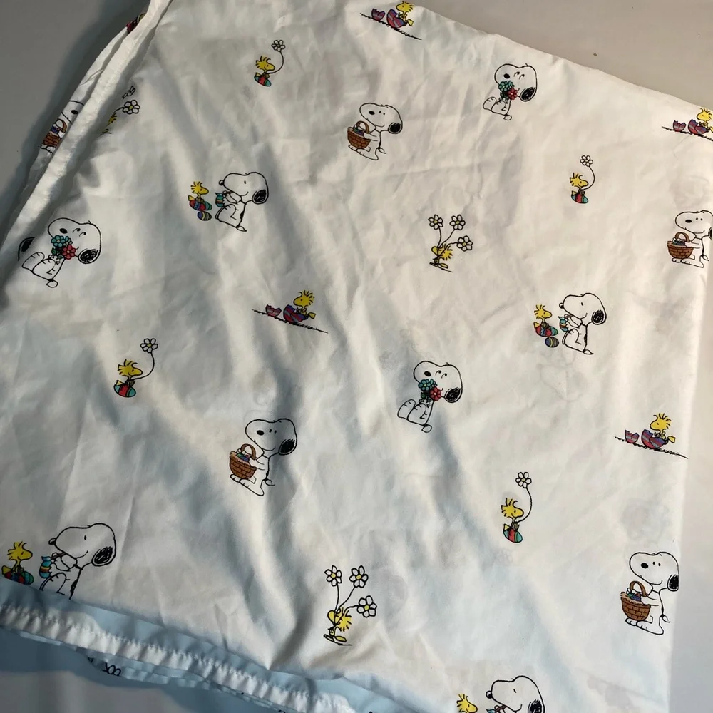 Snoopy Peanuts Berkshire twin flat sheet